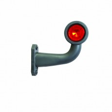 Red/White LED Short Angled Outlin Marker Lamps