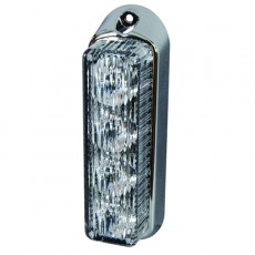 LED Warning Lights - Chrome Bezel LED Warning Lights - Chrome Bezel