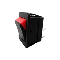 On/Off Double Pole Switch with Plastic Rocker - 25A at 12V/24V