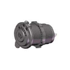 Black Power Socket - 12V