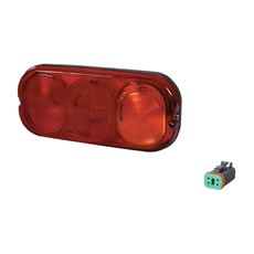 4 Function Rear Combination Lamp - Stop/Tail/Direction Indicator/Reflex Reflector - IP67