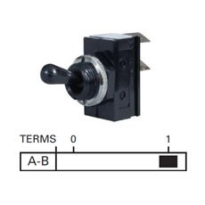 On/Off Single Pole Switch - 10A at 12V
