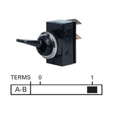 On/Off Single Pole Switch - 10A at 12V