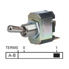On/Off Single Pole Switch - 10A at 28V