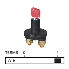 Battery Isolator - 75A at 24V and 200A