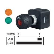 Splashproof Rotary On/Off Switch - 15A at 12V