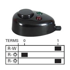 Push On/Push Off - Single Pole Switch - 1.0A at 12V