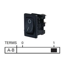 On/Off Single Pole Switch - 10A at 12V