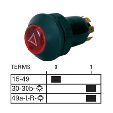 Hazard Warning Light Switch