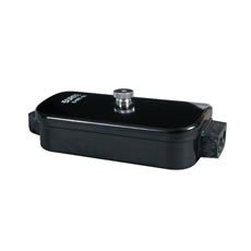 8 Way Junction Box with Black Phenolic Body and Lid