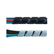 Black or White Polyethylene Spiral Binding