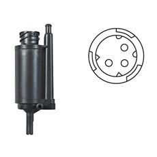 Vane Type Dual Outlet Pump - DAF/MAN/Scania - 24V