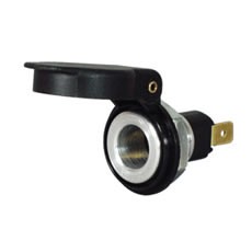 DIN Socket with Spring Loaded Cap - 16A max