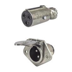 3 Pin Clang Socket and Plug