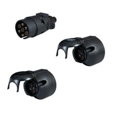 7 Pin Plastic Caravan Plug and Socket - ISO 1724 (12N)