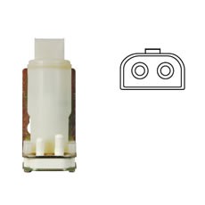 Vane Type Single Outlet Pump - Mercedes/Scania/Volvo - 12/24V