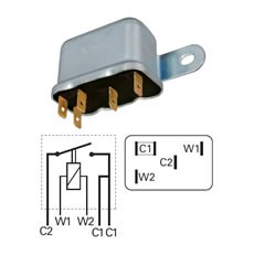 6RA Type Make/Break Relay - 30A 12V
