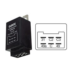 Hazard/Flasher Unit for Tractors - 12V 2 + 1 + 1/8 x 21W