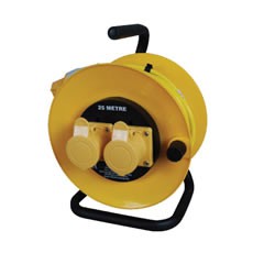 Extension Reel - 25m with Two Socket Outlets