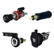 Cigarette Lighters and Din Sockets and Plugs Cigarette Lighters and Din Sockets and Plugs