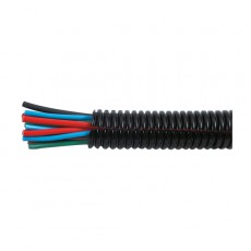 Black Polyamide 6 Convoluted Un-Split Tubing