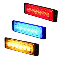 6 LED Slimline Warning Lights