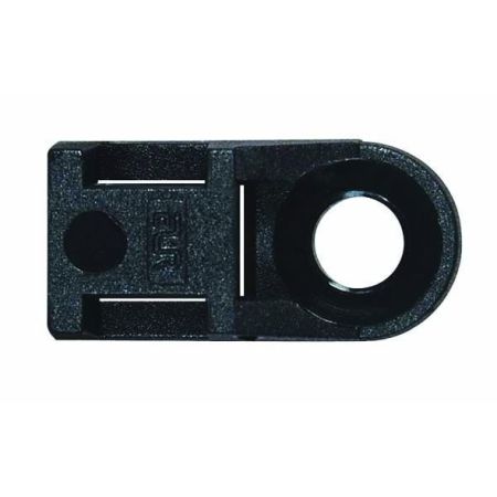 Black Fixing Base for up to 5mm Cable Ties - 29 x 9.5mm