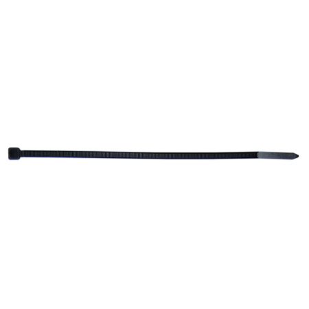 Black Nylon 6.6 Cable Ties with Stainless Steel Tongue 200 x 7.6mm