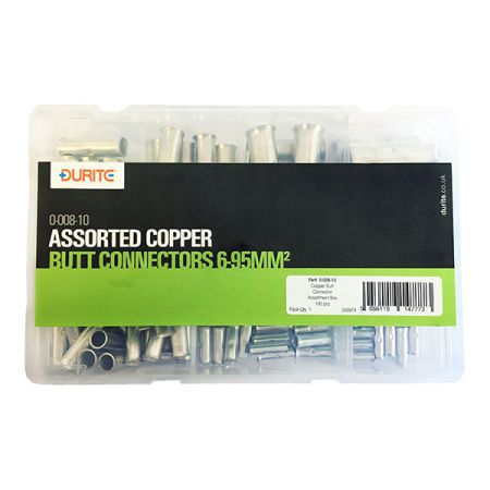Assorted Copper Butt Connectors