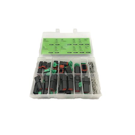 Assorted Deutsch DT Connectors - 152 pieces