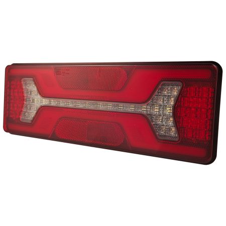 7-Function LED Rear Tractor Lamp With Rectangle Reflector – 12/24V|Right Hand