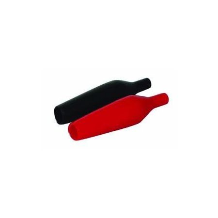 Red/Black PVC Crocodile Clip Insulating Sleeves