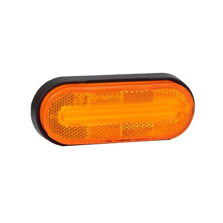 ADR Amber Side LED Marker Lamp - 12/24V
