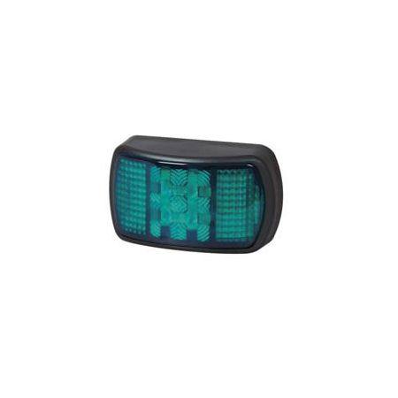 Green LED ABS Marker Lamp with Superseal Plug - 12/24V