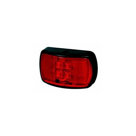 Red LED Rear Marker Lamp with Superseal Plug - 12/24V