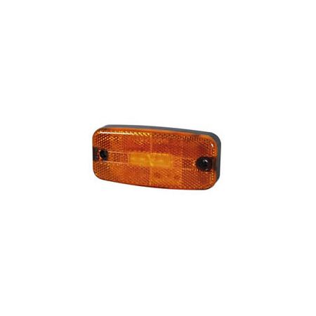 Amber LED Rectangular Side Marker Lamp - 12/24V