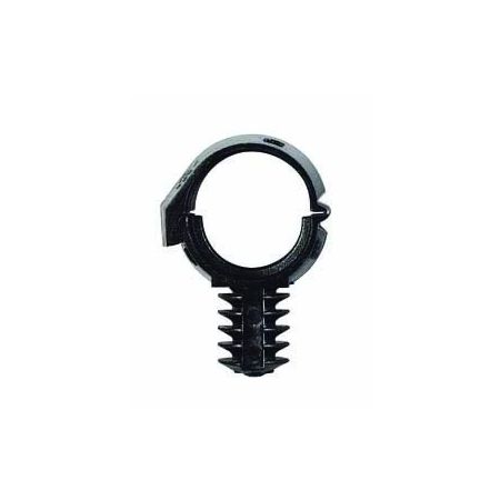 Black Nylon Clamping Chassis Clips - 10NW