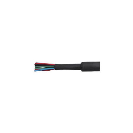 Black Heatshrink Polyolefin Tubing - 25.4mm
