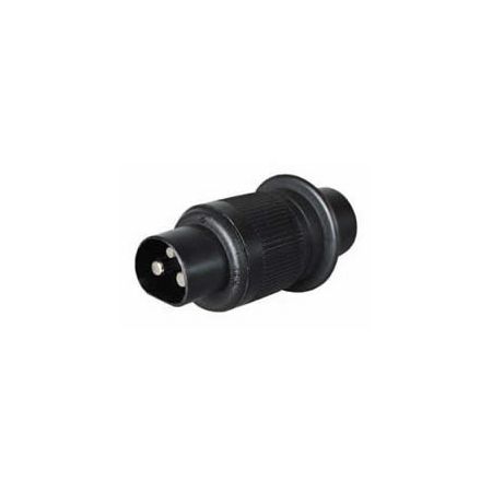 3 Pin Plastic Non-Reversable Plug - 12V