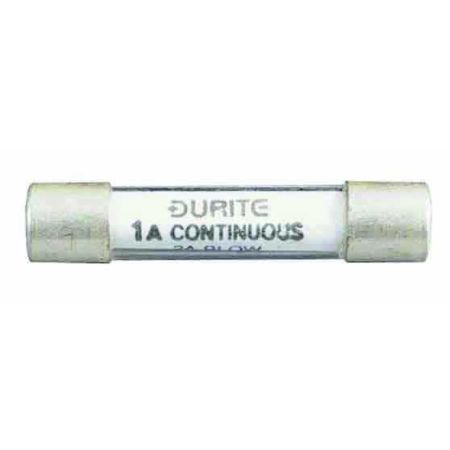 32mm Flat-Ended Glass Fuse - 5A Continuous 10A Blow
