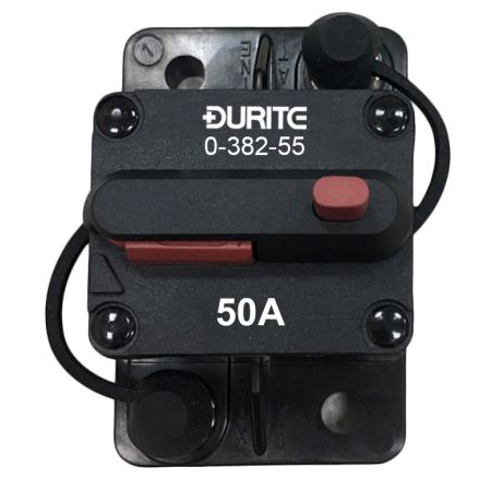 Flush Mount Circuit Breaker 50A - 12/24V
