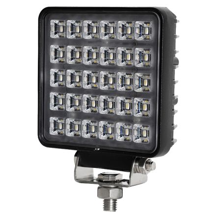 30 X 1W LED Hive Lens Work Lamp With Switch - 12/24V