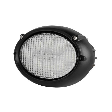 8 x 3W Oval Work Lamp With Oval Bezel & DT Connector, IP68