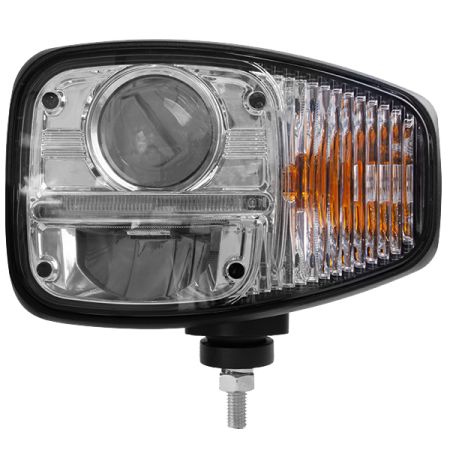 LED Headlamp With DI & DRL (Left Side - For Left Hand Drive, Right Hand Traffic) - 12/24V