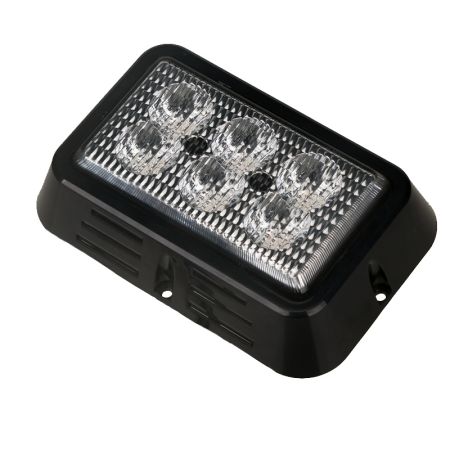 R10 High Intensity 6 Amber LED Warning Light - 12/24V