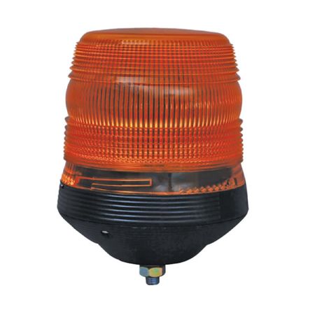 Amber Flashing Beacon with Single Bolt Fixing - 12/24V