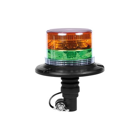 R10 Dual Colour Beacon with Flexi DIN Base - 12/24V 