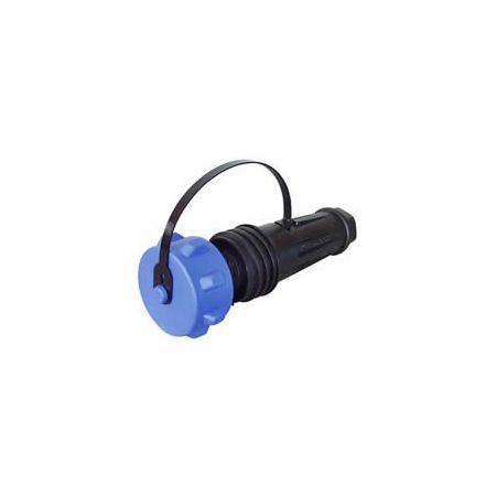 7 Pin Heavy Duty Waterproof In-Line Plastic Socket - 32A