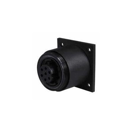 4 Pin Waterproof Plastic Bulkhead Socket - 6A