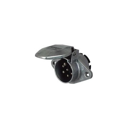 24V 7 Pin Alloy Trailer Plug - ISO 1185(24N)